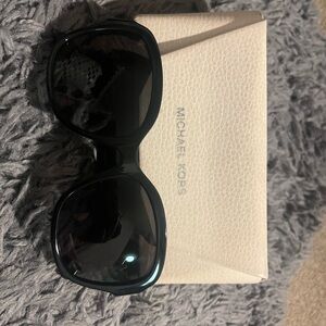 Michael Kors Glossy Black Sunglasses